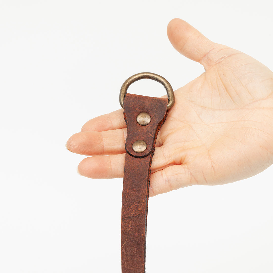 Colgante de piel para maceta Azur