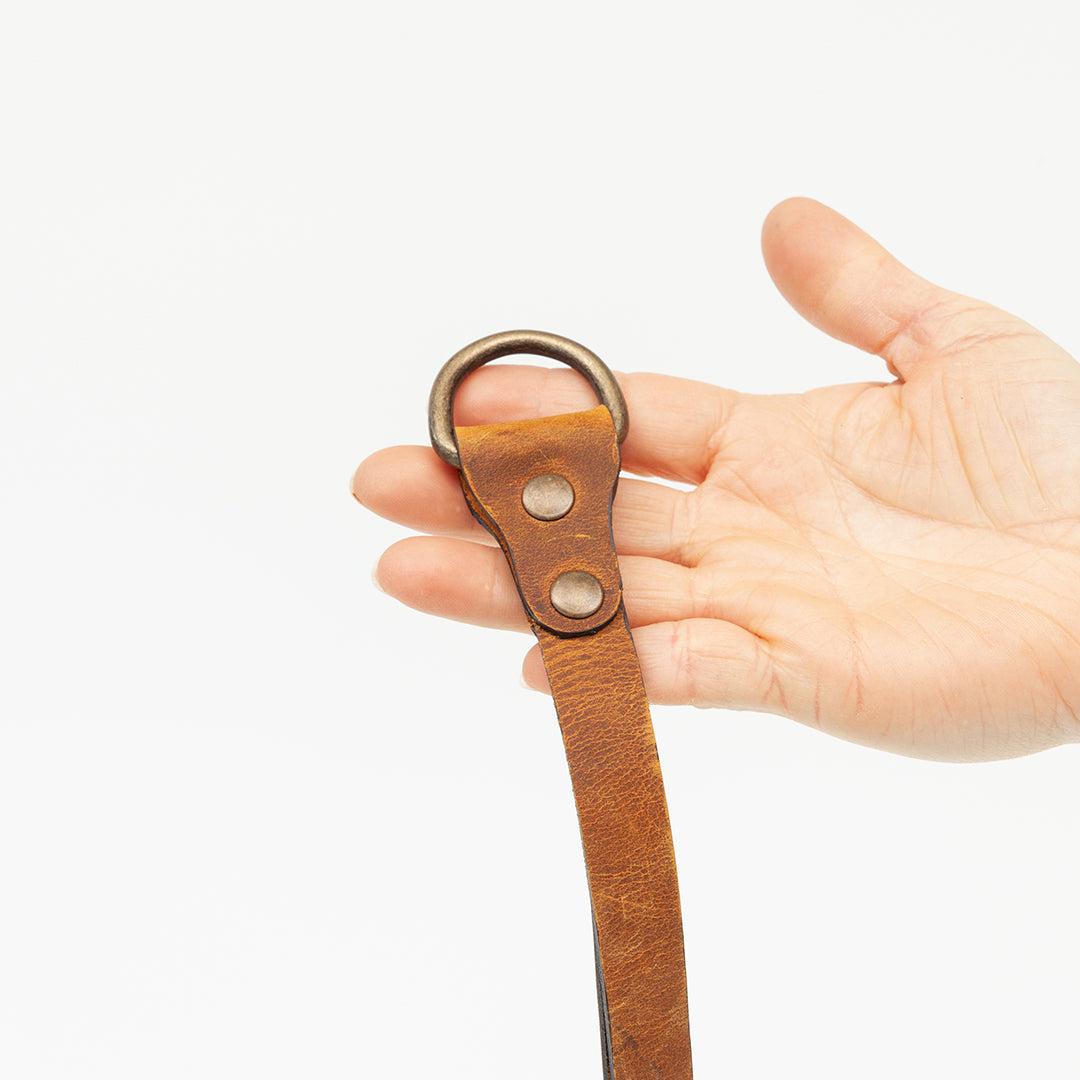Colgante de piel para maceta Azur