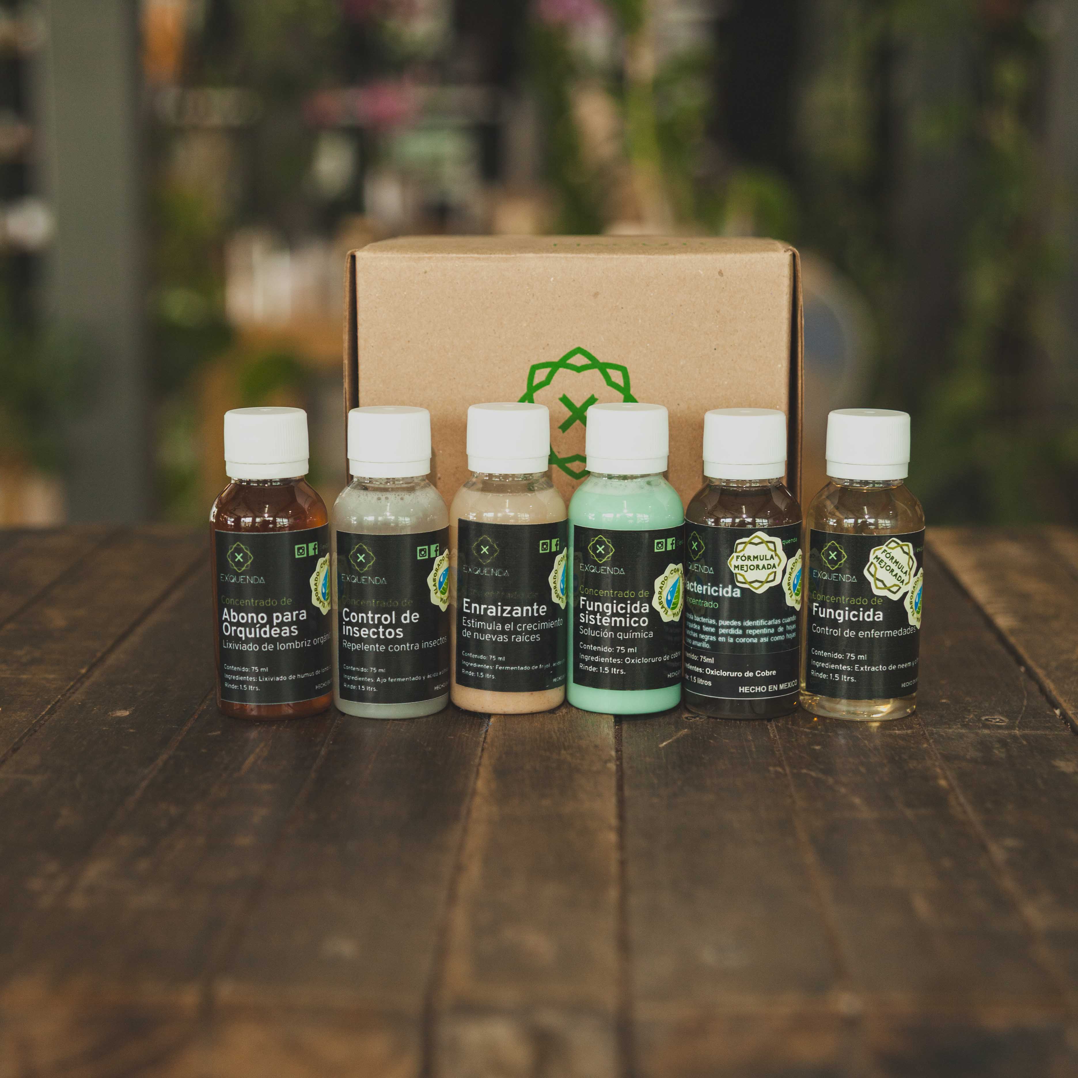 Nuevo Kit Eco Completo preparado con agua de lluvia