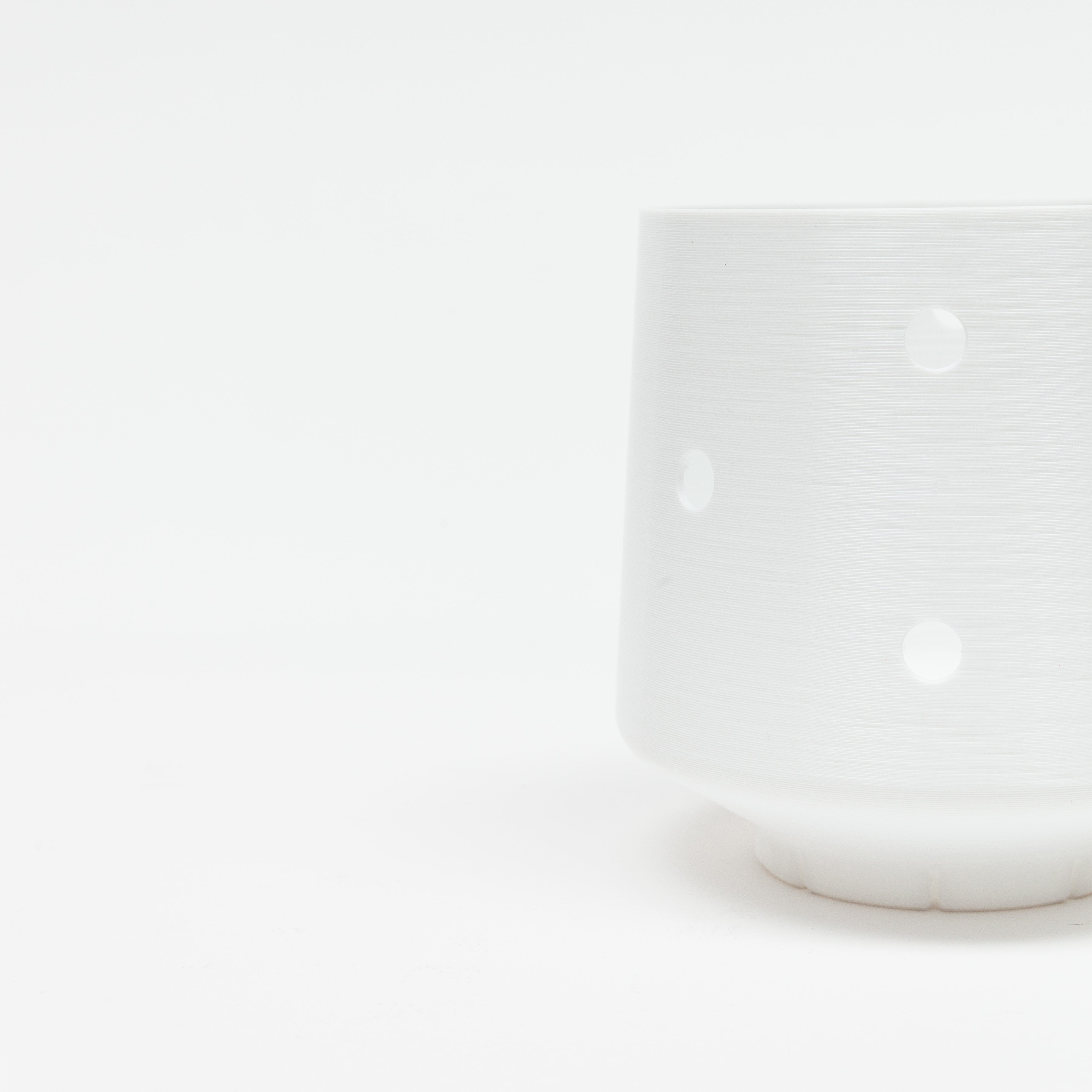 Maceta Azur PET Blanco