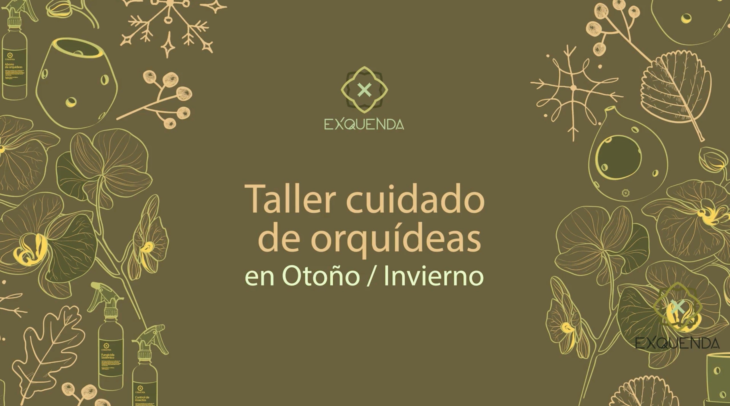 Taller Exquenda: Cuidados para tus orquídeas en otoño / invierno.