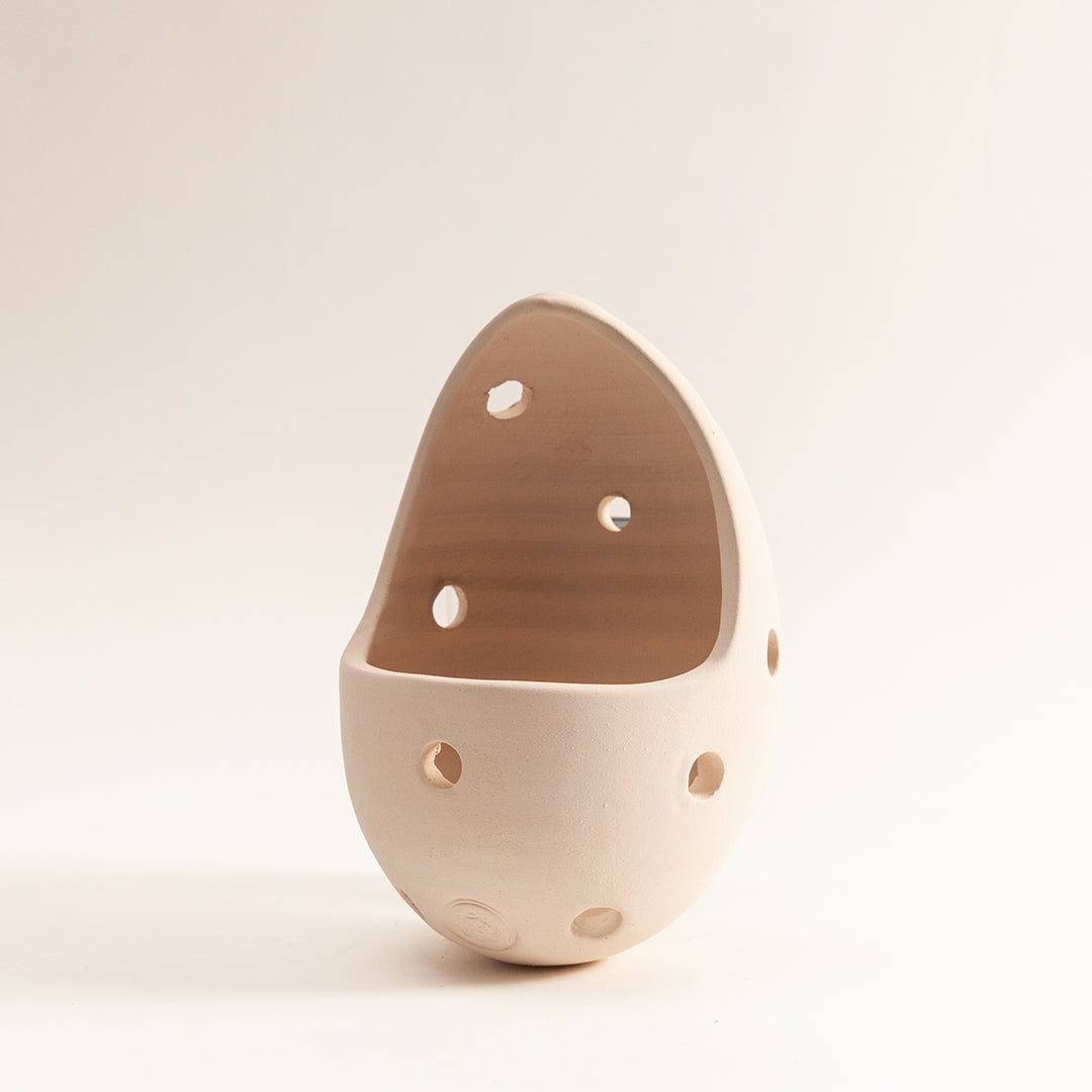 White Cocoon Pot